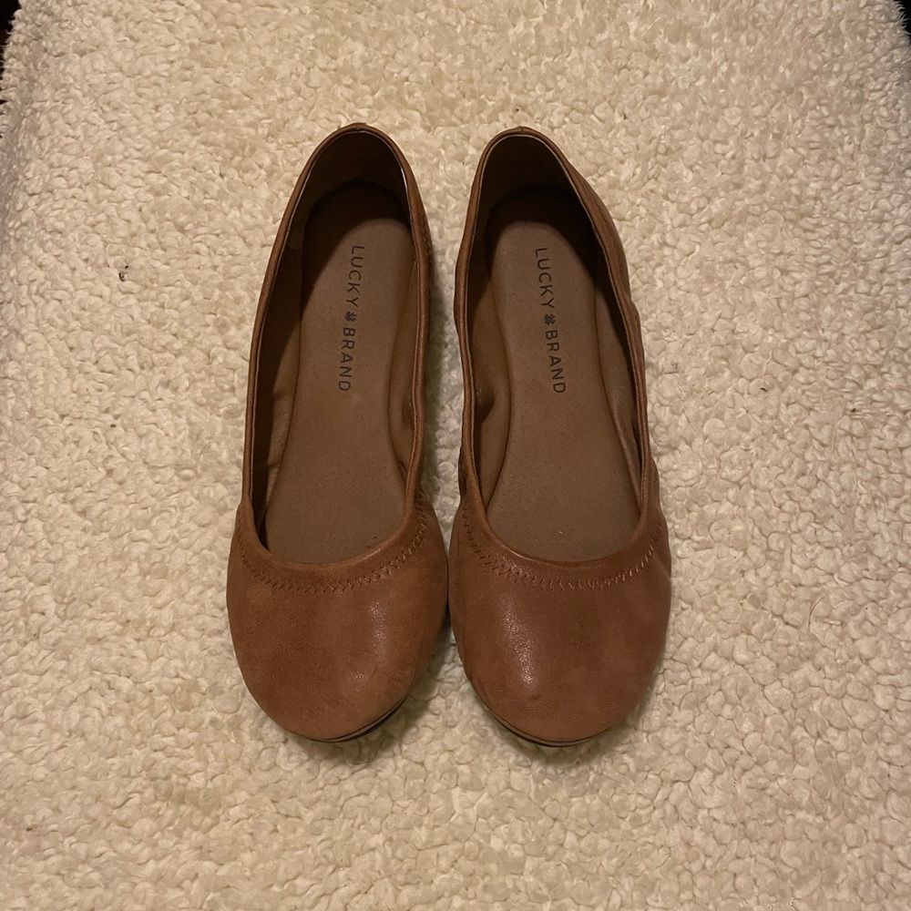 Lucky Brand leather flats